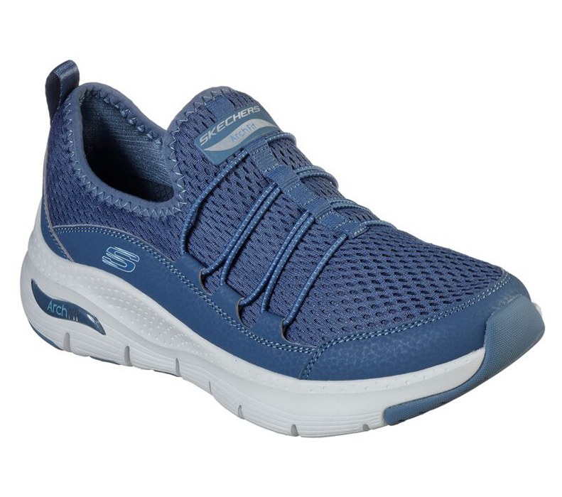 Skechers Dam Marinblå Sneakers - Arch Fit - Lucky Thoughts - Sverige (LKCQF-1345)